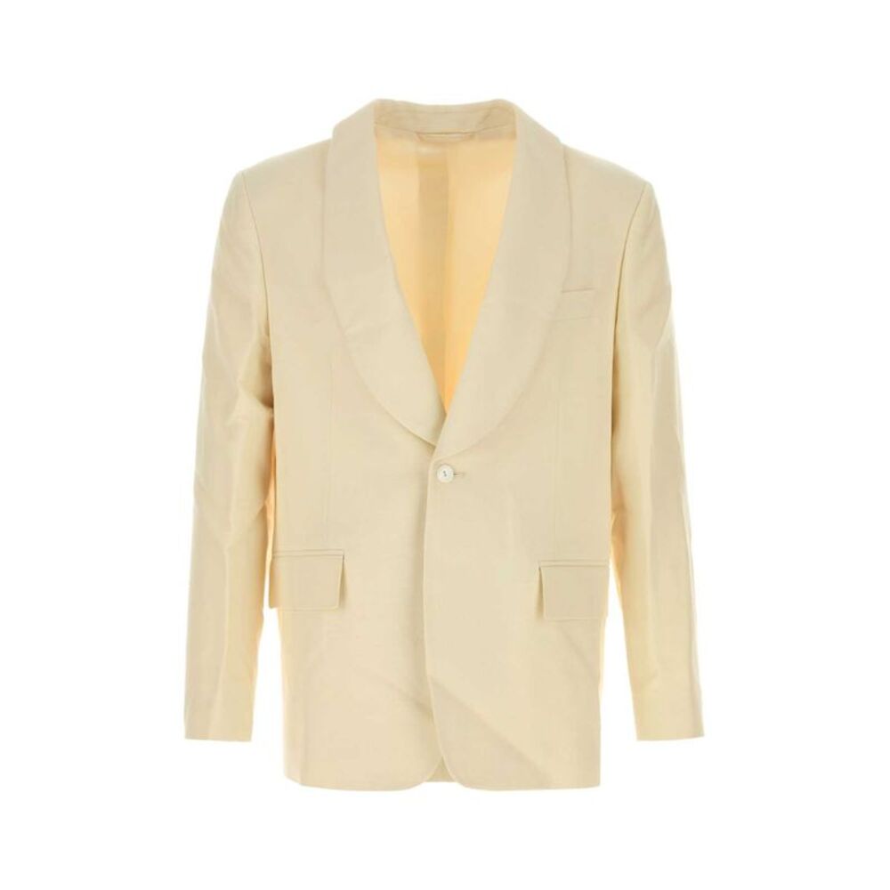 Bode Men Cream Viscose Blend Blazer